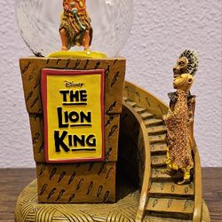 Disney The Lion King Broadway Musical Snow Globe Music Box Collectible