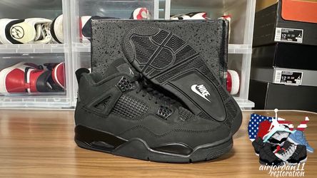 2025 Air Jordan 4 Retro Black Cat Size 12 Brand New