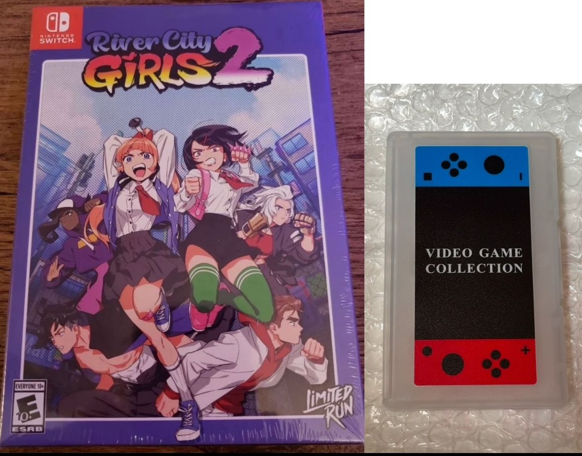 River City Girls 2 Classic Edition & Cartridge Case for Nintendo Switch (NEW)