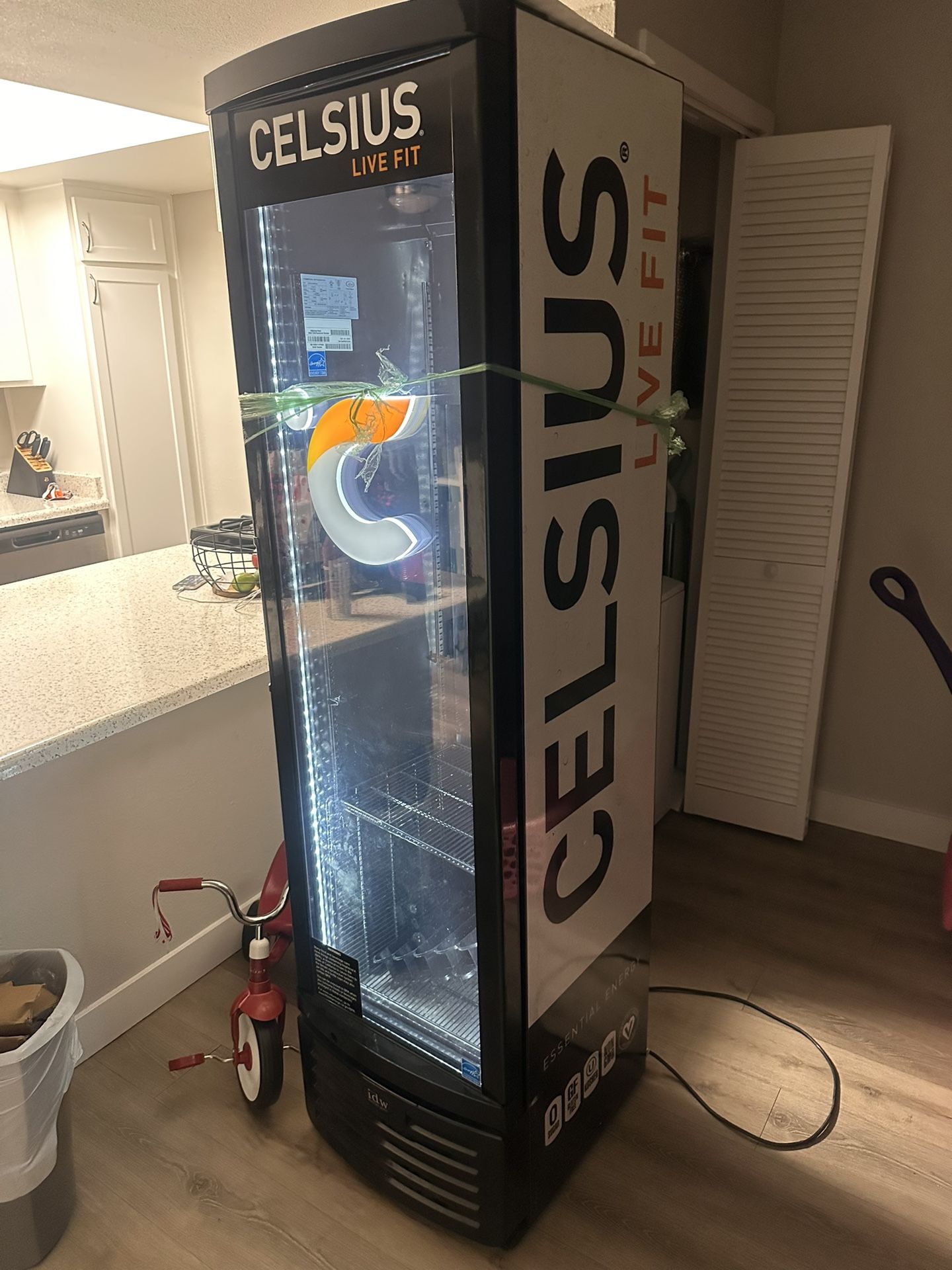 Celsius Energy Branded LED Cooler (OBO)