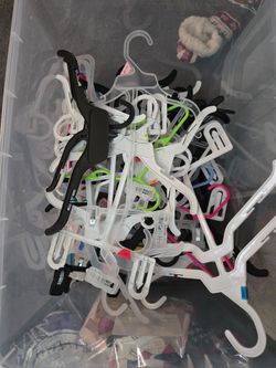 Hangers, bin not included
