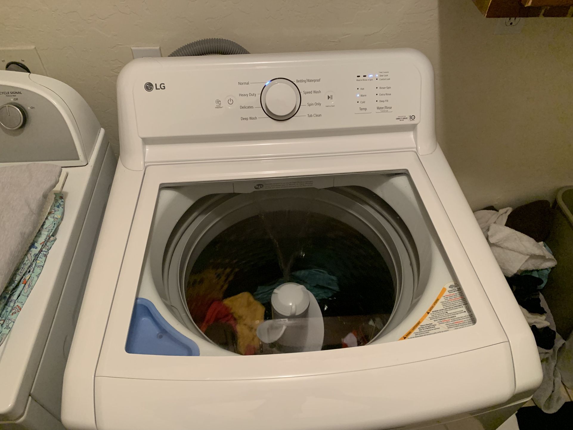 LG Wash Machine And Whirlpool Dryer