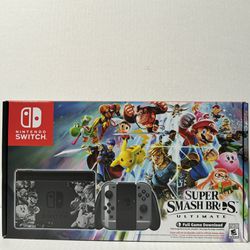 Nintendo Switch Super Smash Bros Ultimate (BOX ONLY)