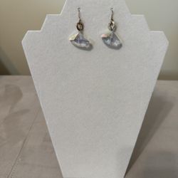 Crystal and Gold Earrings