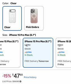 CASETiFY Clear iPhone 15 Pro Max Case