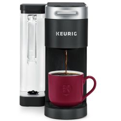 Keurig K-Supreme Single-Serve K-Cup Pod Coffee Maker Black: Automatic Shut-Off, Removable Reservoir, Brews Iced Coffee