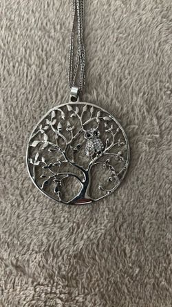 New Tree of Life with Owl Necklace