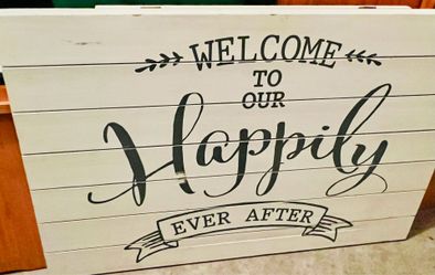 Outdoor Wedding Signs