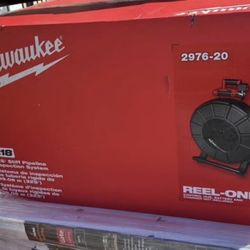 Milwaukee M18 18-Volt Lithium-Ion Cordless 325 ft. Stiff Pipeline Inspection System Image Reel (Tool-Only)