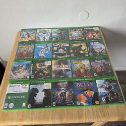 Xbox One games Lot of 20 all for $120