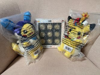 Pokemon XP & Worlds 2026 Pikachu Plush & Collectible Coins