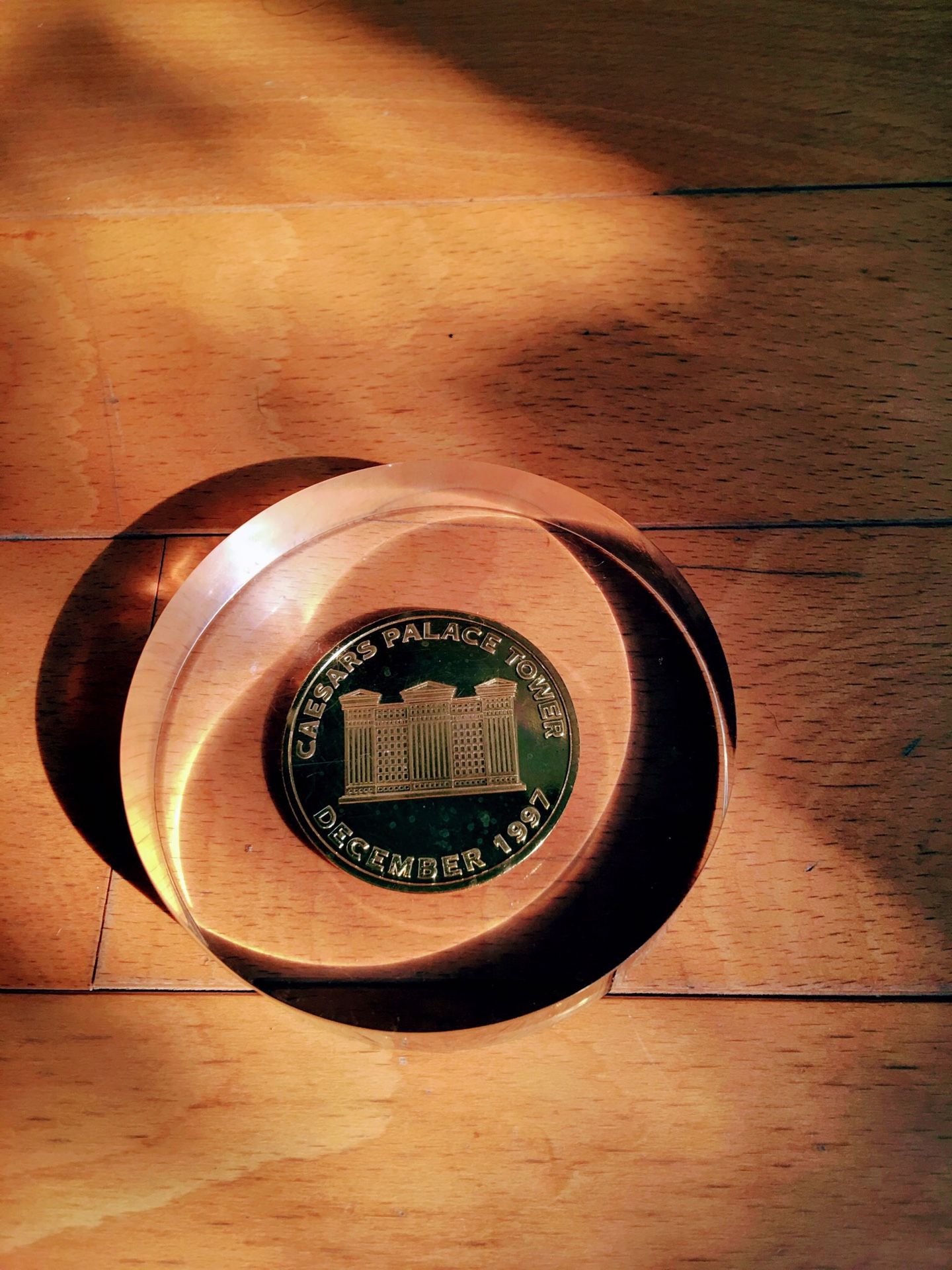 1997 Caesar's Palace Paperweight