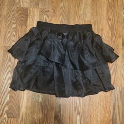 Hot Topic Black Mesh Tutu Skirt 