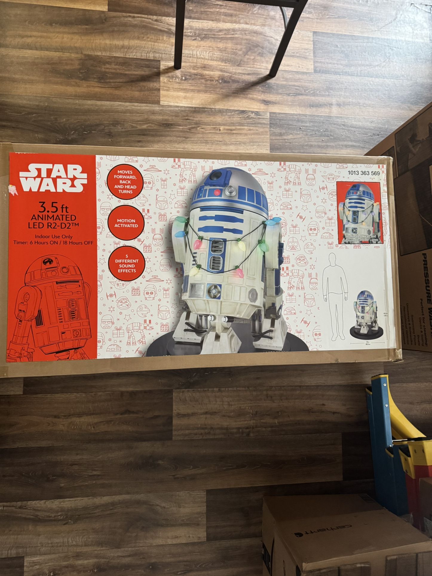 3.5FT Animated LED R2-D2 Home Depot