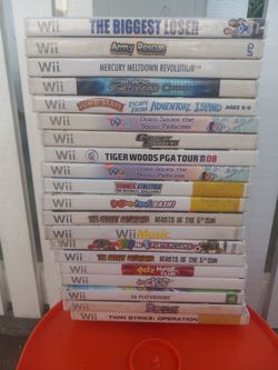 Lot of 20 Nintendo Wii Games
