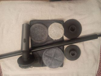 HOTO Cordless Electric Spin Scrubber – Extension Pole & Pads