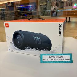 JBL Xtreme 3 Bluetooth Speaker New - Pay $5 today and the rest later!!