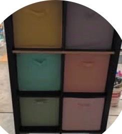 6-Pack Cube Storage Bins