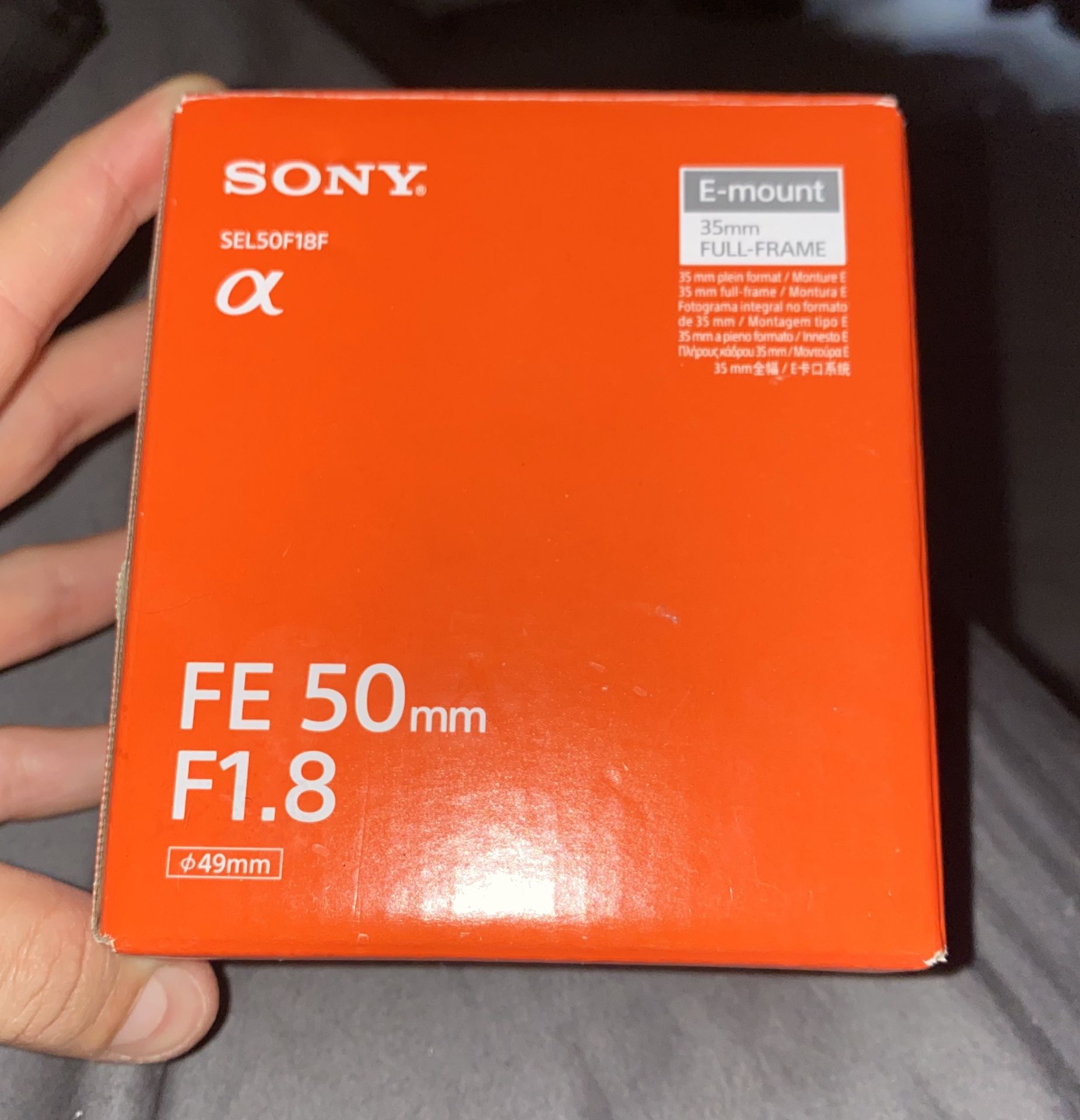 Brand new Sony e mount lens
