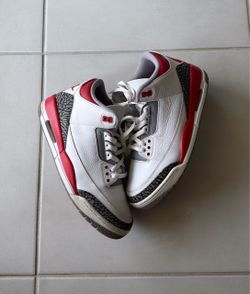 Jordan 3 fire red size 10