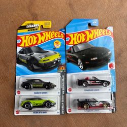 Hot Wheels Mazda MX-5 Miata 4-Pack Bundle