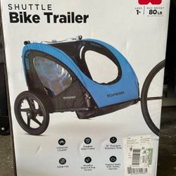 Schwinn 2 Passenger Foldable Bike Trailer - Blue/Black