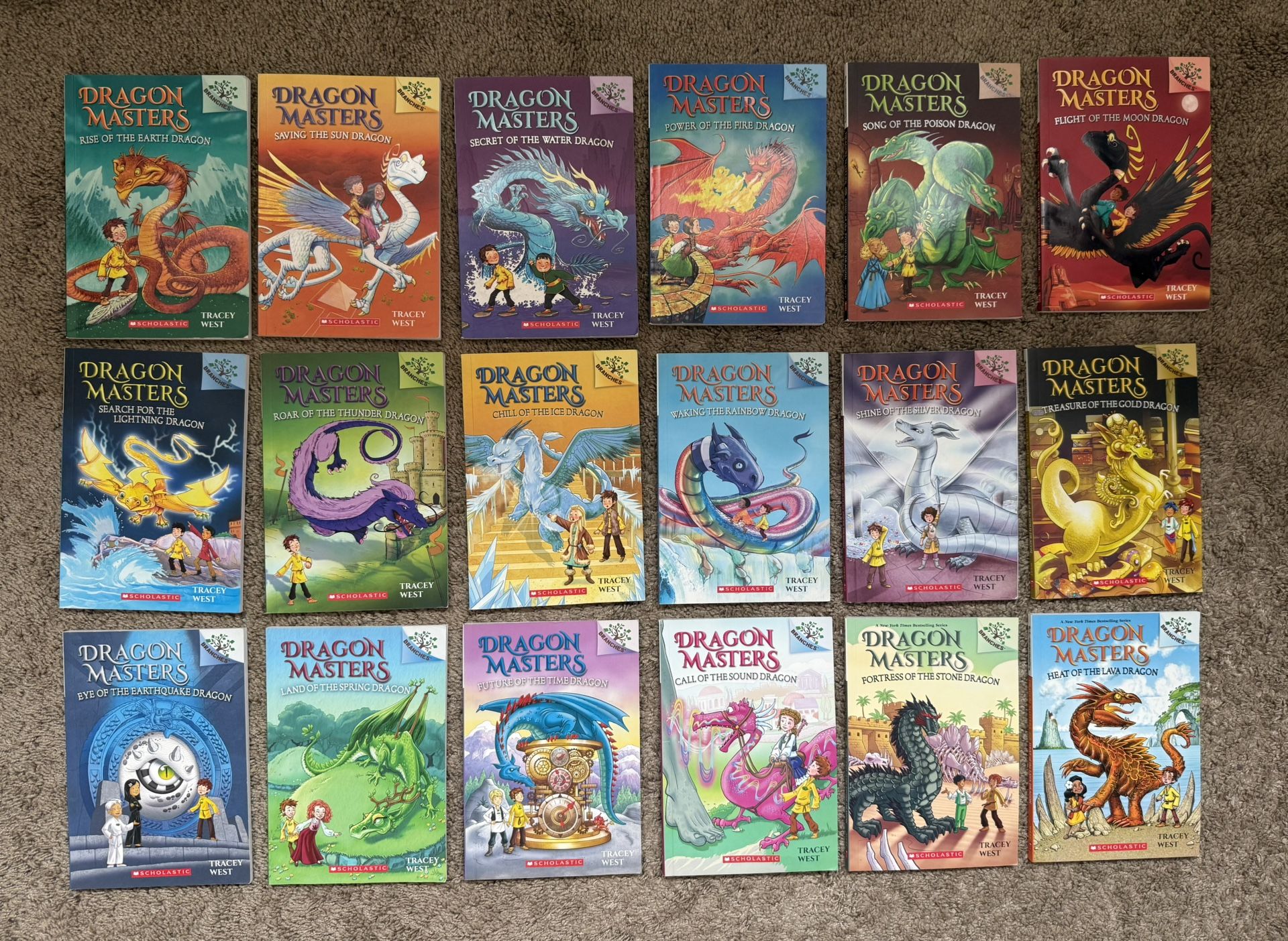 Dragon Masters Book Set #1-18