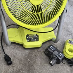 Ventilador Rioby y batería de cargador