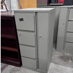 Steelcase Vertical Metal Filing Cabinets Storage Organizer 