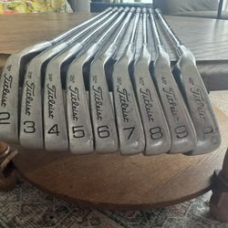 Left Handed Titleist Iron Set