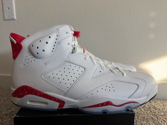 2022 New Nike Jordan 6 Red Oreo White University CT8529-162 Basketball Sz.14