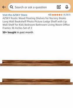 Rustic Floating Shelves