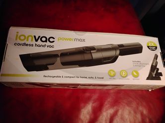 Cordless hand vacuum