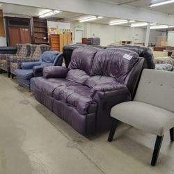 Purple Double Rocker Recliner