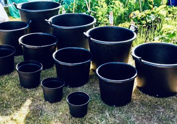 Pots 1,2,3,5,15 gallons