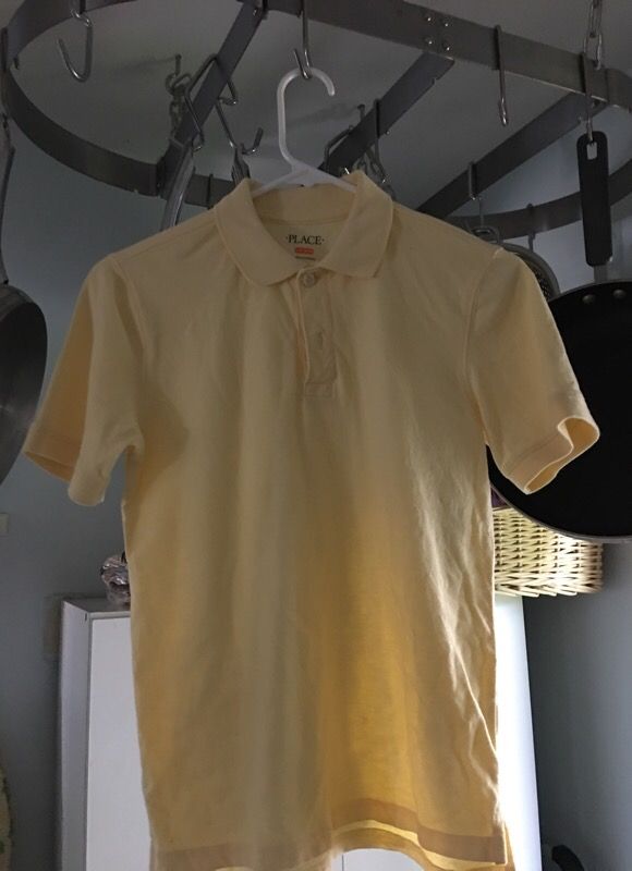 Yellow polo shirt kids