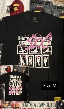 That's A Awful Lot of Cough Syrup Graphic Tee Size M