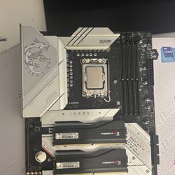 Intel i7 14 Gen. With Mobo And Ddr5 Ram 6400hz CL32