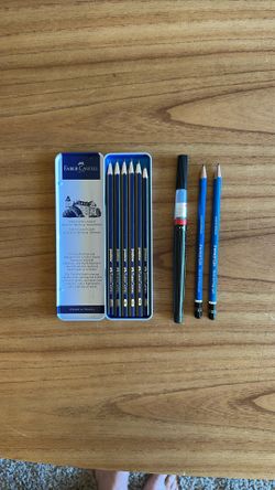 Graphite Pencils Art Drawing Supplies