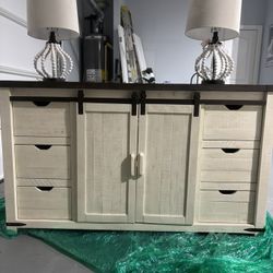Console Or Dining Room Cabinet-Farmhouse 