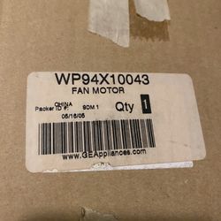 GE Air Conditioner and Heater Fan Motor WP94X10043