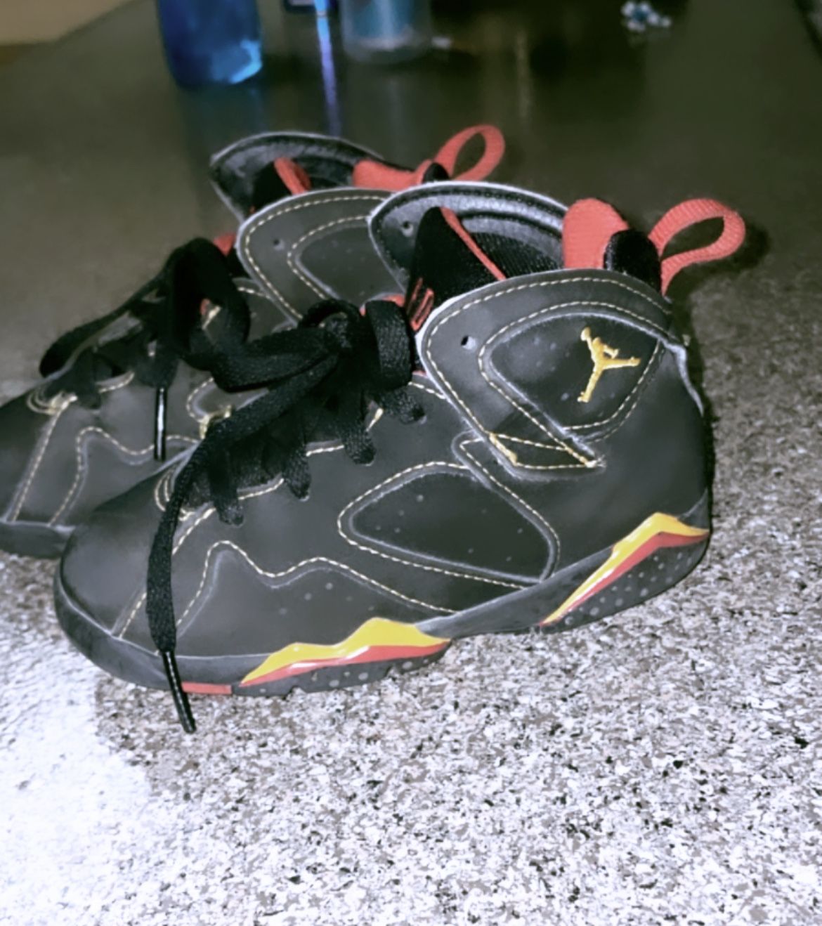 Jordan Air Jordan 7 Retro Jordan 7 Retro Black Citrus Varsity (TD)