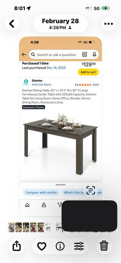 Farmhouse Dining Table