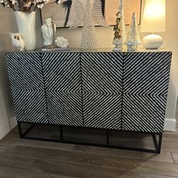 Inlaid Mother Of Pearl Cabinet