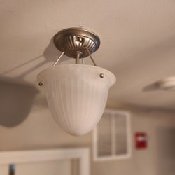 Pair of Ceiling Light Fixtures 