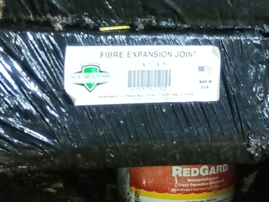 6 W.R. Meadows Fibre Expansion Joints