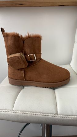Forever Tan fuzzy boots