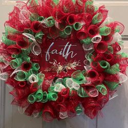 Beautiful Crosses and Christmas Wreaths