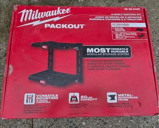 2 Milwaukee PACKOUT 2-Shelf Racking Kit - new - $120 obo each, both $200 firm - retails for $179