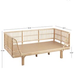 Rattan Twin Sized Day Bed